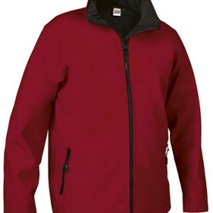 Chaqueta Softshell Valento HORIZON-Rojo Loto
