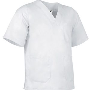 Blusón unisex VALENTO LINK- Blanco