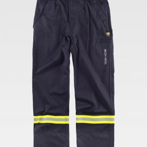 Pantalón ignifugo cintas reflectantes WORKTEAM B1498