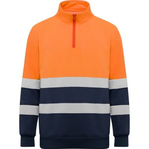 Sudadera media cremallera Alta Visibilidad ROLY SPICA 9314