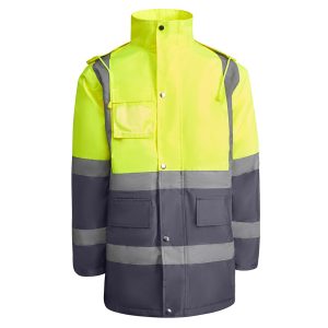 Parka acolchada combinada Alta Visibilidad ROLY MERAK 9320