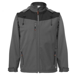 Softshell SEANA TEXTIL PLANET 37780-Gris Antracita-Negro
