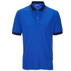 Polo de manga corta SEANA TEXTIL BAMBÚ 72580-Azul Real-Azul Marino