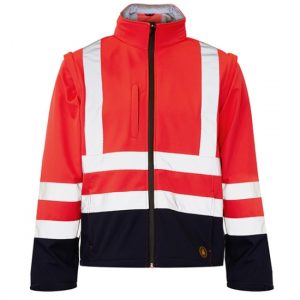 Chaqueta softshell desmontable de Alta Visibilidad SEANA TEXTIL CHELON 2 37757
