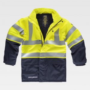 Parka impermeable ignifuga Alta Visibilidad WORKTEAM B3795