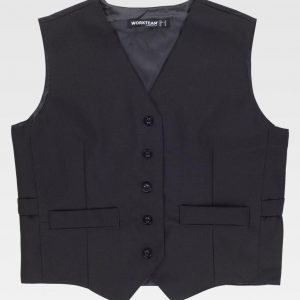 Chaleco de hosteleria para mujer WORKTEAM B9030