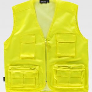 Chaleco ligero fluor WORKTEAM C3640