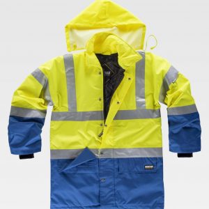 Parka acolchada impermeable Alta Visibilidad WORKTEAM C3711
