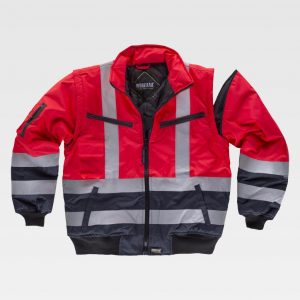 Parka bicolor desmontable Alta Visibilidad WORKTEAM C3737