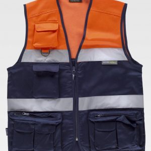 Chaleco bicolor fluor WORKTEAM C4010