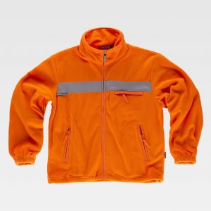 Chaqueta polar cinta reflectante WORKTEAM C4040