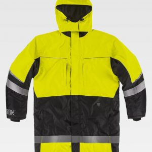 Parka impermeable acolchada cintas reflectantes WORKTEAM C7010