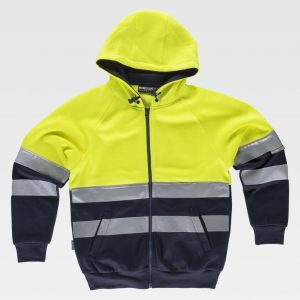 Sudadera con capucha Alta Visibilidad WORKTEAM C9036