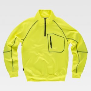 Sudadera media cremallera WORKTEAM C9810