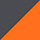 Gris jaspeado-Naranja fluor