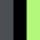 Gris oscuro-Negro-Verde lima