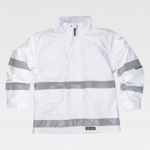 Parka acolchada cintas reflectantes WORKTEAM S1008
