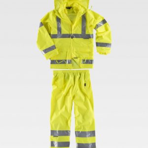 Traje de lluvia Alta Visibilidad WORKTEAM S2010