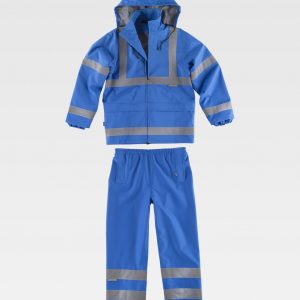 Traje de lluvia cintas reflectantes WORKTEAM S2013