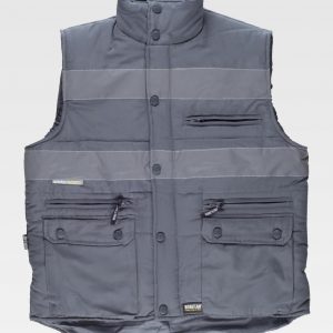Chaleco acolchado cintas reflectantes WORKTEAM S3207