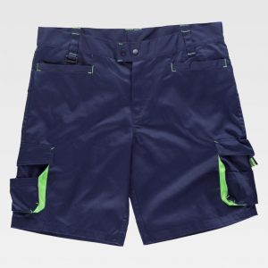 Bermuda con detalles reflectantes WORKTEAM WF1617