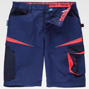 Bermuda con detalles reflectantes WORKTEAM WF2717