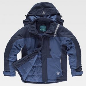 Parka acolchada combinada WORKTEAM WF2858
