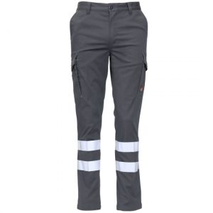 Pantalón forrado con bandas SEANA TEXTIL FLEXI FORRADO BANDAS-Gris Antracita