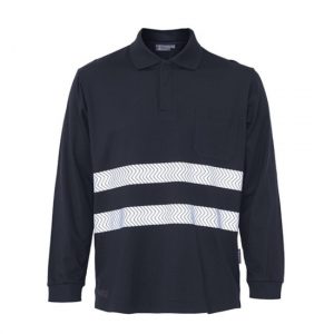 Polo ignífugo con bandas reflectantes SEANA TEXTIL BORI 6-2B 79563