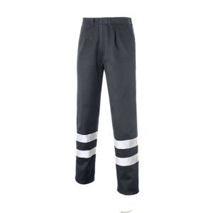 Pantalón con bandas reflectantes SEANA TEXTIL PALS-2B 10370-Gris Oscuro