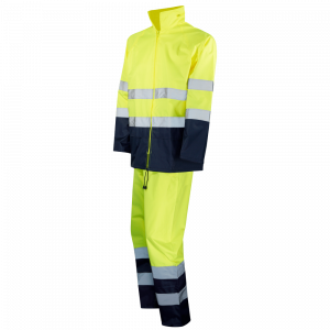 Conjunto lluvia Alta Visibilidad WORKO TRAJE LLUVIA COMBINADO AV WR.2.156-256L