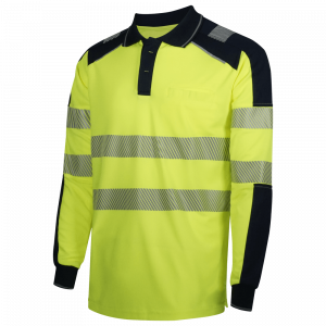 Polo de manga larga Alta Visibilidad WORKO ML RECICLADO AV WR.2.308