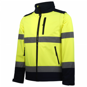 Chaqueta softshell Alta Visibilidad WORKO MANGAS DESMONTABLES AV WR.2.835S