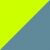 Amarillo fluor-Azul tropical