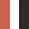 Naranja fluor-Blanco-Negro