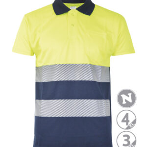 Polo de manga corta Alta Visibilidad ANBOR BRISTON