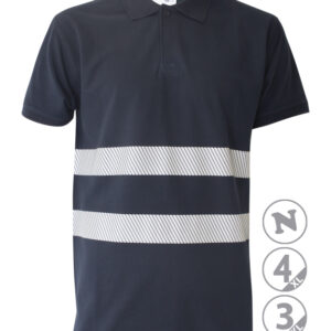 Polo de manga corta Visibilidad Realzada ANBOR SLAM